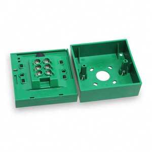 Sıfırlanabilir yeşil cam kırılma alarmı düğmesi 3A maks. Mevcut yangın acil kapı açma anahtarı - Product Image 6