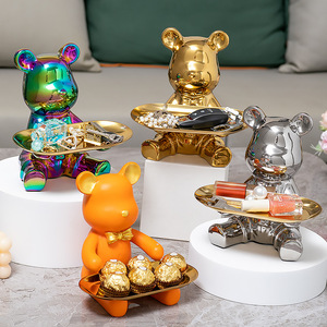 INSシンプルスタイル樹脂工芸セラミッククマホーム & デスクトップデコレーション用 - Product Image 3