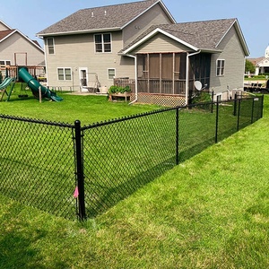 Chất lượng cao 5ft PVC tráng 12.5 mạ kẽm đo dây 2 "Kích thướ<span class=keywords><strong>c</strong></span> lưới trang trại chu vi an ninh sân hàng rào nhà hàng rào <span class=keywords><strong>Net</strong></span> thiên nhiên - Product Image 1