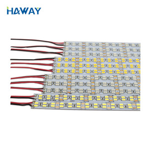 <strong>New</strong> High-quality Super Brightness White <strong>5730</strong> Double Row 168leds/m <strong>LED</strong> Rigid Bar Strips with U/V Shape Aluminum House - Product Image 1