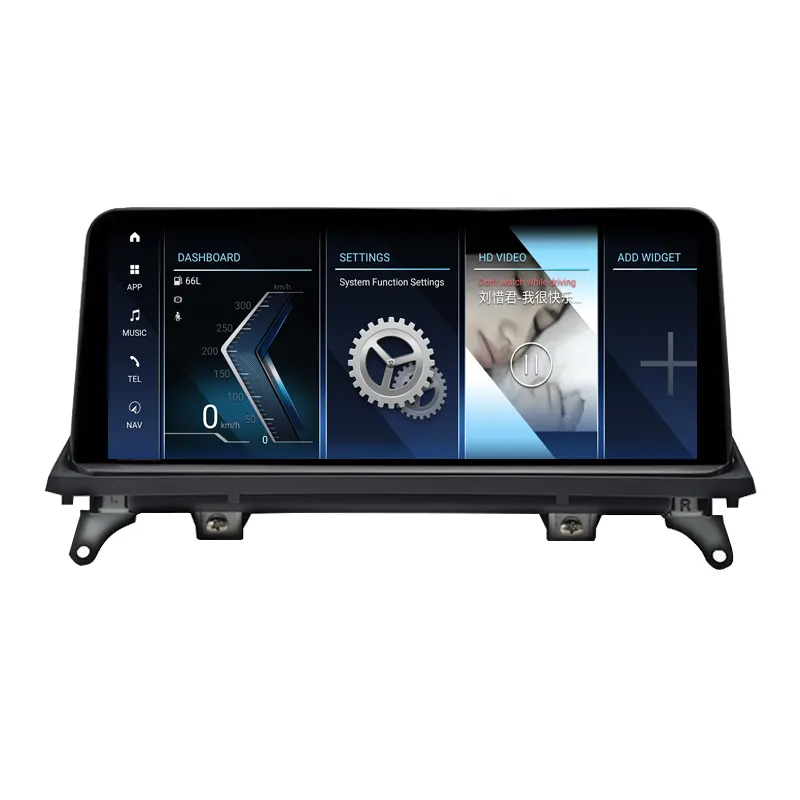 1920*720p 10,25 ''pantalla táctil IPS Android 13,0 Snapdragon 680 reproductor multimedia de coche para BMW X5 E70 X6 E71 estéreo de coche