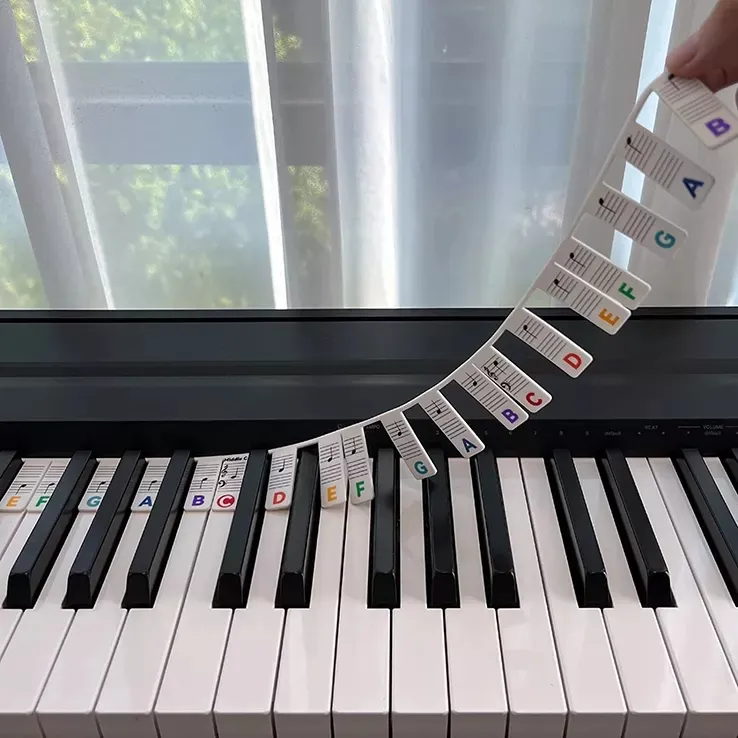 Neue Produkte Einzigartige Gadgets Werbeartikel Piano Rake Key Labels in voller Größe Geschenke