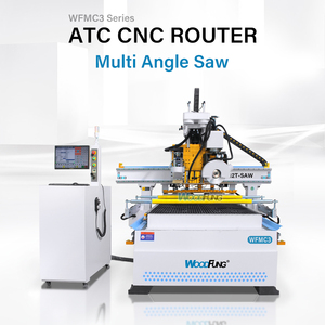 Enrutador CNC WFMC3 con sierra de eje para corte rápido de paneles - Product Image 5