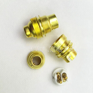 Copper <strong>B15</strong> Lamp Holder Marine Lighting Tube Self-locking Hanging Light Holder Base <strong>Socket</strong> <strong>B15</strong> Lighting Accessory SAA - Product Image 4
