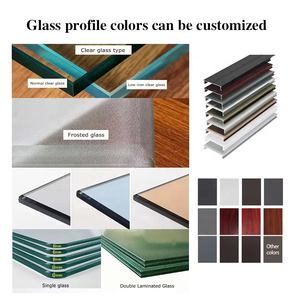 Ventanas corredizas de balcón de aleación de aluminio de color champán JBDhome con varillas integradas: mejora el estilo de su espacio vital. - Product Image 6