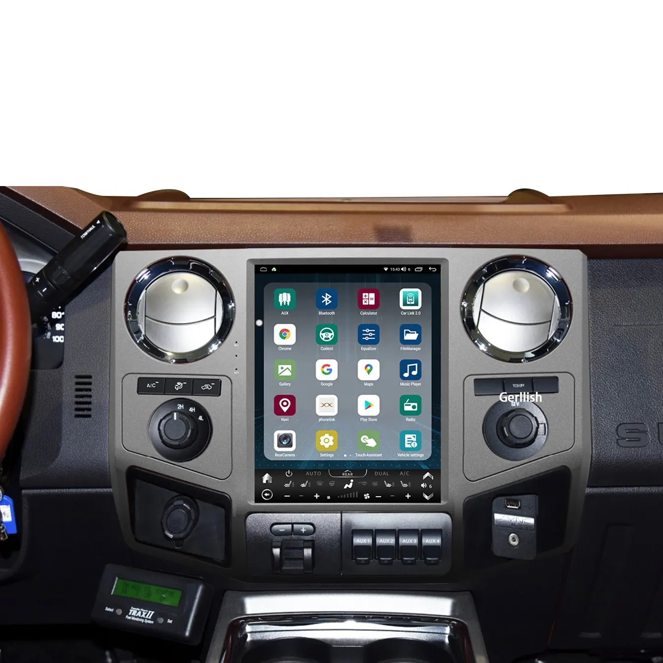 Autoradio Android 12.1 "pour Ford F350 F450 F250 F650 2009-2014 GPS Navigation DVD lecteur multimédia récepteur stéréo tête Uni