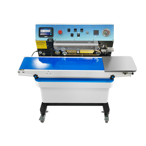 Continuous Band Sealer Vacuum Air Suction Nut Packaging Plastic Bags Sealing Machine with Inkjet Printer Date <strong>Coding</strong> Machine - Product Image 2