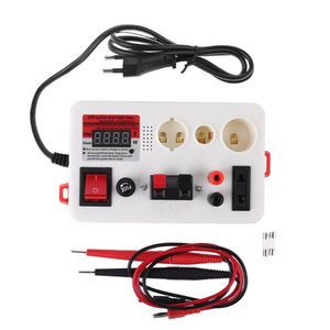 LED <strong>Fast</strong> Lamp <strong>Tester</strong> LED Light Lamp Voltage Power <strong>Tester</strong> for E27 B22 E14 Lamp Bulb Light Test Box with Buzzer EU Plug - Product Image 1