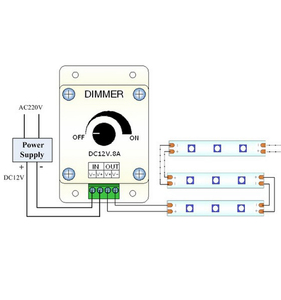 Светодиодный регулятор яркости, DC 12V 24V 8A - Product Image 5