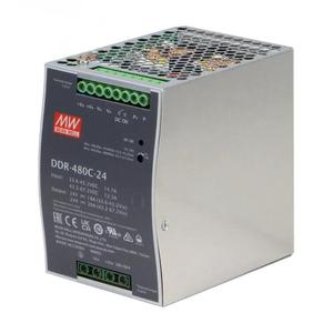 <span class=keywords><strong>DDR</strong></span>-480C-24 480W DIN Rail tipo di alimentazione DC-DC convertitore per il sistema di controllo industriale