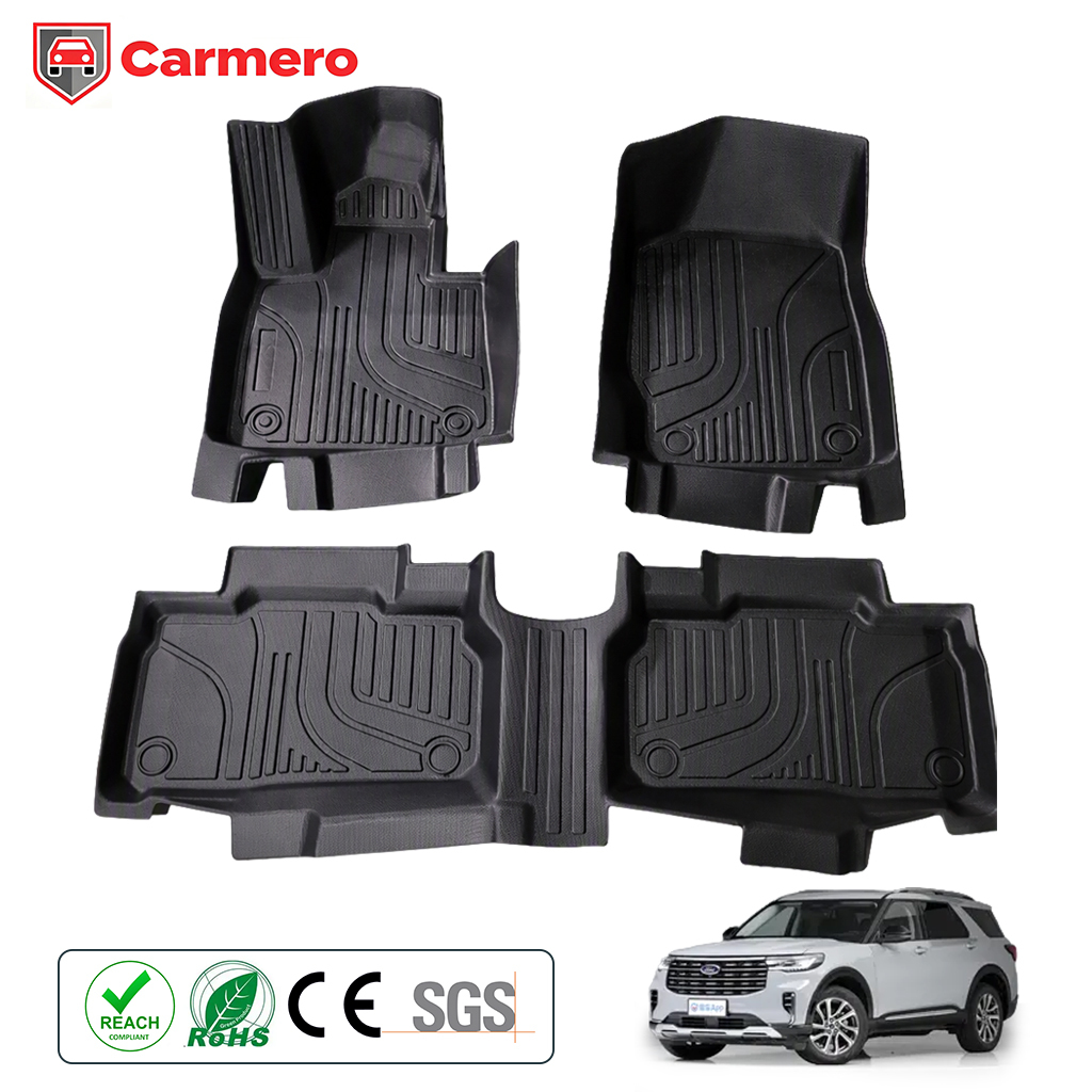 3 pcs TPE car floor mats