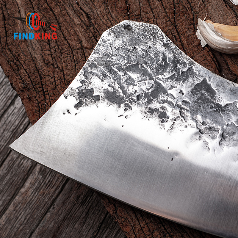 FINDKING Handmade Forged Professional Chef Knife 4Cr13Mov Cleaver Kitchen Knives Meat Vegetables Big Chopper Knife