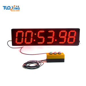 Timer digitale portatile da 6 pollici con conto alla rovescia a LED da 6 cifre impermeabile e pulsante di avvio di ripristino Extra - Product Image 2
