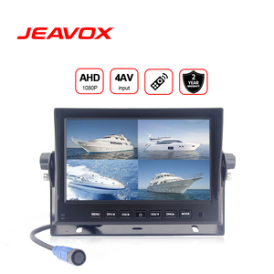 7 Inch Car Truck Quad Split Screen <strong>Monitor</strong> 4ch Ahd <strong>Input</strong> Car Security Rear View <strong>Monitor</strong> Built-in Dvr Car Recording LCD <strong>Monitor</strong> - Product Image 4