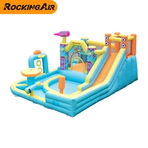 Professional Small Inflatable Water Slide for Kids Great Fun Pool <strong>Nip</strong> Slip on a Water Slide Supplier - Product Image 3