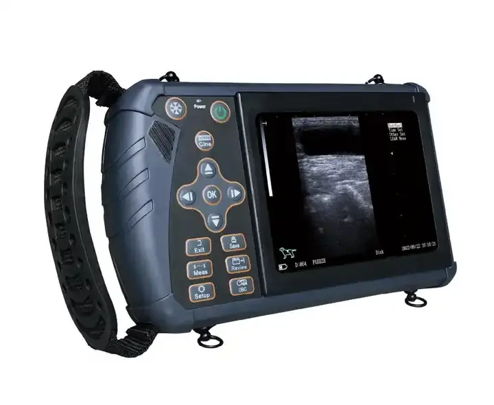 Sistema a ultrasuoni veterinario portatile da 5.6 pollici con display mdeidcal portatile scanner digitale veterinario ad ultrasuoni