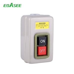 Scatola a 2 fori con pulsante verde da 22mm interruttore a pulsante di arresto di emergenza rosso - Product Image 3