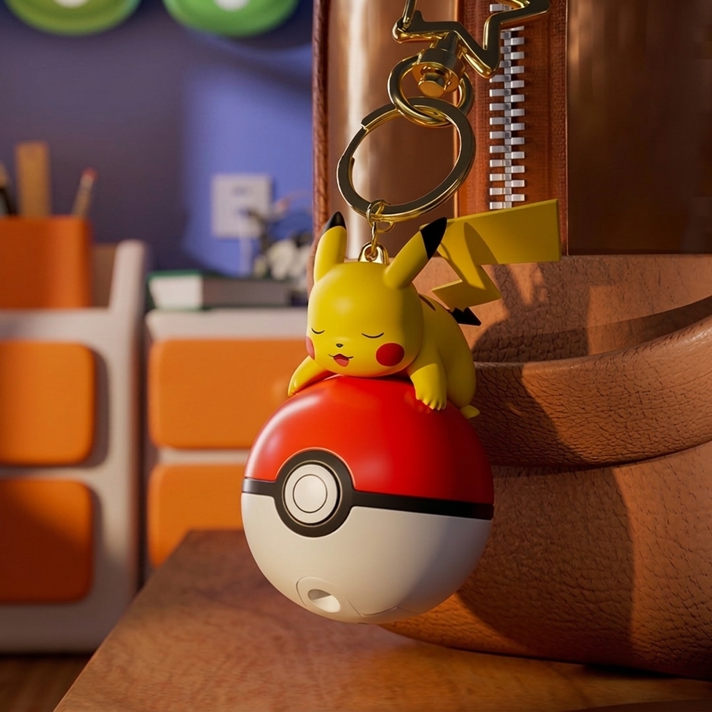 Porte-clés Pokmon ball-pikachu