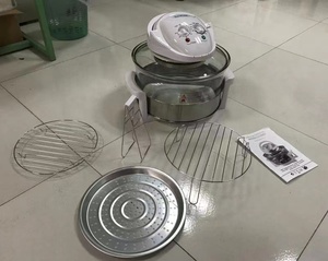 12L Jewin Freidora De Aire 1400W卤素烤箱4合1卤素空气油炸锅8合1家用多功能炊具 - Product Image 3
