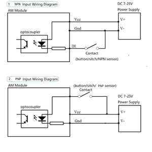 AMDIB16 DC 9V 12V 24V 16DI NPN PNP <strong>Digital</strong> <strong>Input</strong> <strong>Module</strong> <strong>RS485</strong> 3KV Isolated Communication MODBUS RTU PLC Expansion Board AMDIB16 - Product Image 4