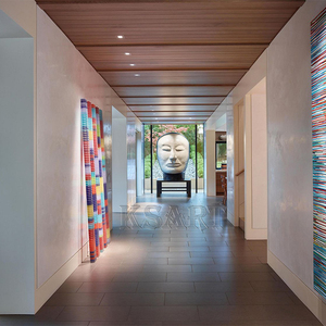 リリカルで抽象的なモダンな大規模な人間の顔のアートデコレーションの博物館展示と有名なアート彫刻の模倣 - Product Image 2
