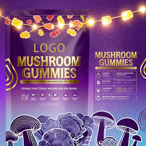 Nhà Máy Bán buôn nấm Gummy lion's Mane Reishi Thổ Nhĩ Kỳ đuôi maitake Chaga Cordyceps shitake nấm Gummy bổ sung - Product Image 1
