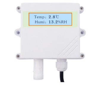 Gran pantalla LCD de monitoreo ambiental con sensor de temperatura y humedad atmosférico de alta sensibilidad montado en la pared de la gran GTHS-1000 - Product Image 3