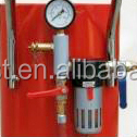 Silah ile mobil kumlama pot wil10 10 gallon roll-about basınç kum blaster varil SB10R01 aşındırıcı kum kumlama tankı - Product Image 3