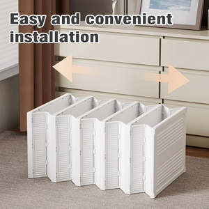 Mở rộng trong suốt pladtic có thể gập lại nhựa tổ chức Lưu trữ hộp lưu trữ container cho nhà - Product Image 4