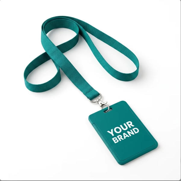 Badge de travail avec cordon