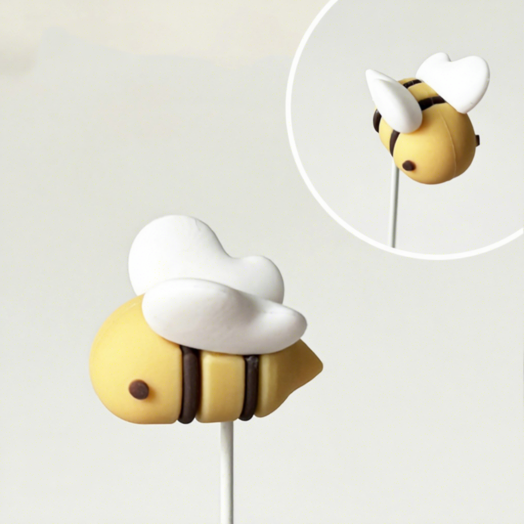 3d yellow bee