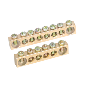 Bloque de terminales de tornillo de latón-Conector eléctrico de aleación de cobre para instalación de caja de distribución y fijación de cables - Product Image 2