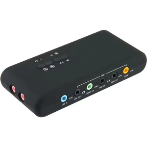 USB 7.1サウンドカード2.0オーディオインターフェース8-Ch USB機能高スタジオレベルプロ音楽デバイス音声録音機能付き - Product Image 2