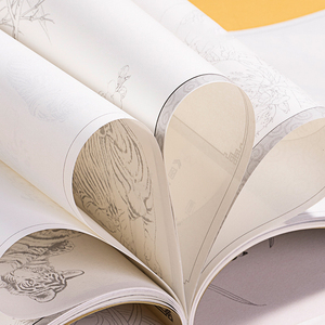 Tranh Trung Quốc thư pháp chuyên ngành giấy thực hành Thư Pháp cổ điển và vẽ cuốn sách vẽ trắng - Product Image 3