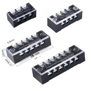 Conector de bloque de Terminal de barrera montada, serie TB, 600V/15A, 5P - Product Image 1
