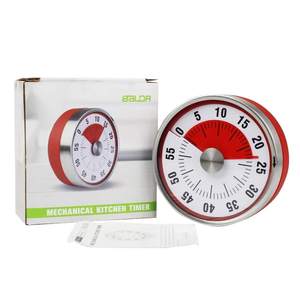 Rotondo Cucina Tempo del Timer Promemoria Gadget Da Cucina di Cottura Orologio Con Il Magnete di Base di Allarme Conto Alla Rovescia Meccanico di Cottura Count Up - Product Image 6