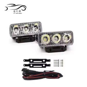 Yeni tip gündüz çalışan ışık 3smd 20W 4000LM led lamba sis ampul 12v 14V sürüş ampul su geçirmez ip68 DRL için evrensel araba