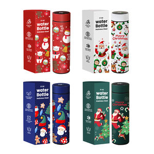 ขวดน้ำสแตนเลสสตีลแบบกำหนดเองสำหรับของขวัญอีสเตอร์และคริสต์มาส ขนาด 500 มล. กระติกน้ำร้อนสุญญากาศสองชั้น พร้อมเซ็นเซอร์อัจฉริยะแสดงอุณหภูมิแบบ LED - Product Image 3