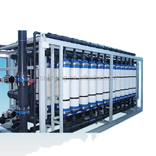 Sistema de uf para tratamento de água industrial reciclável com material pvdf
