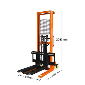 2T yüksek kalite C-STEEL hidrolik manuel el istifleyici el palet istifleyici 3m Fork Lift - Product Image 1