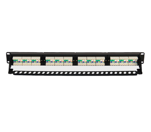 Panel de conexión de red de 19 pulgadas, 1u, Cat5e, marco de distribución de datos, bastidor de cableado de red de 48 puertos, Panel de conexión de red Rj45 - Product Image 2