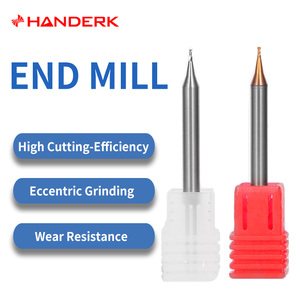 HANDERK中国制造Hrc55/60小直径铣刀2/3/4平板微型立铣刀 - Product Image 2