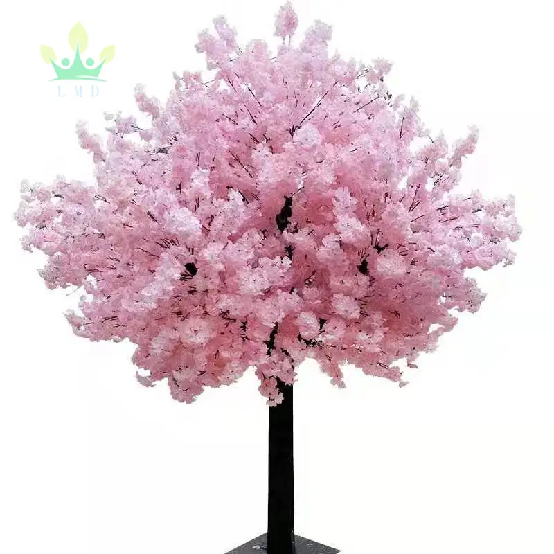 Artificial Árvores Da Flor De Cerejeira Japonesa da flor de Cerejeira Rosa/Luz Rosa Sakura Flor Falso Festa de Escritório Em Casa Ao Ar Livre Indoor