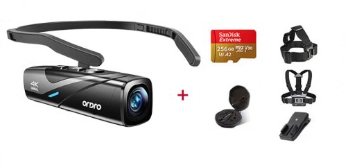 EP8 standard+256G SD card+3-piece wearable set