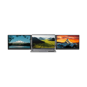 Professional Triple Screen Laptop - 14&quot; Portable Monitor Extender for Business, Screen Computer with Dual <strong>Display</strong> <strong>Function</strong> - Product Image 1