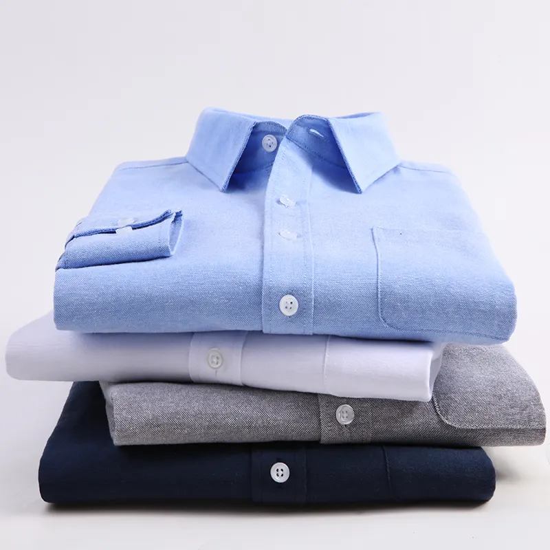 Oem Custom Fashion Casual Lange Mouwen Mannelijke Business Shirts Formele Dress Shirts Mannen