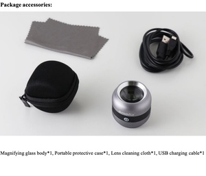 Lab-Chain LC05-MN010 1 Jaar Garantie Opladen Multi Lichtbron 10x Led Vergrootglas Microscoop Precisie Instrument Onderdelen - Product Image 6