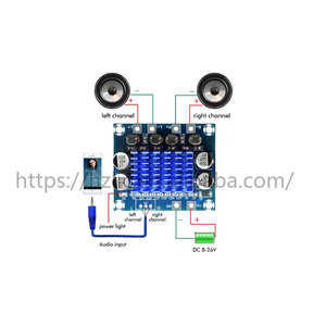 Placa amplificadora de potencia de Audio estéreo Digital de 2*15W 2,0 canales DC 8-24V 3A Hd Digital TPA3110 Placa de audio amplificadora - Product Image 2