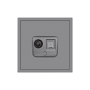Universal 20W Fast Smart Charge Type C USB Port Power Wall Socket220V Electrical Outlet Panel with Hidden Mobile Phone Holder - Product Image 1