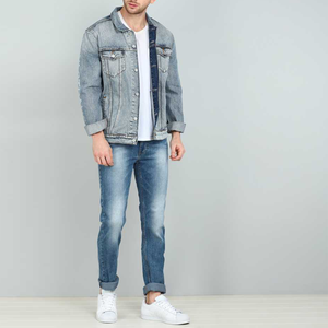 Giyim fabrika özel erkekler hasarlı <span class=keywords><strong>s</strong></span>ıkı <span class=keywords><strong>s</strong></span>ıska yırtık yüksek bel denimstretch kot